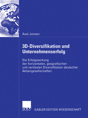 cover image of 3D-Diversifikation und Unternehmenserfolg